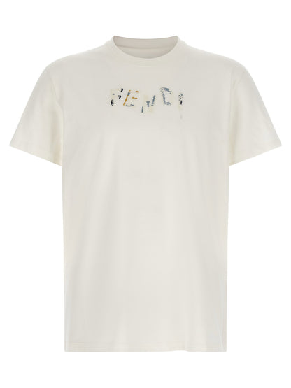 Fendi Logo Embroidery T-shirt