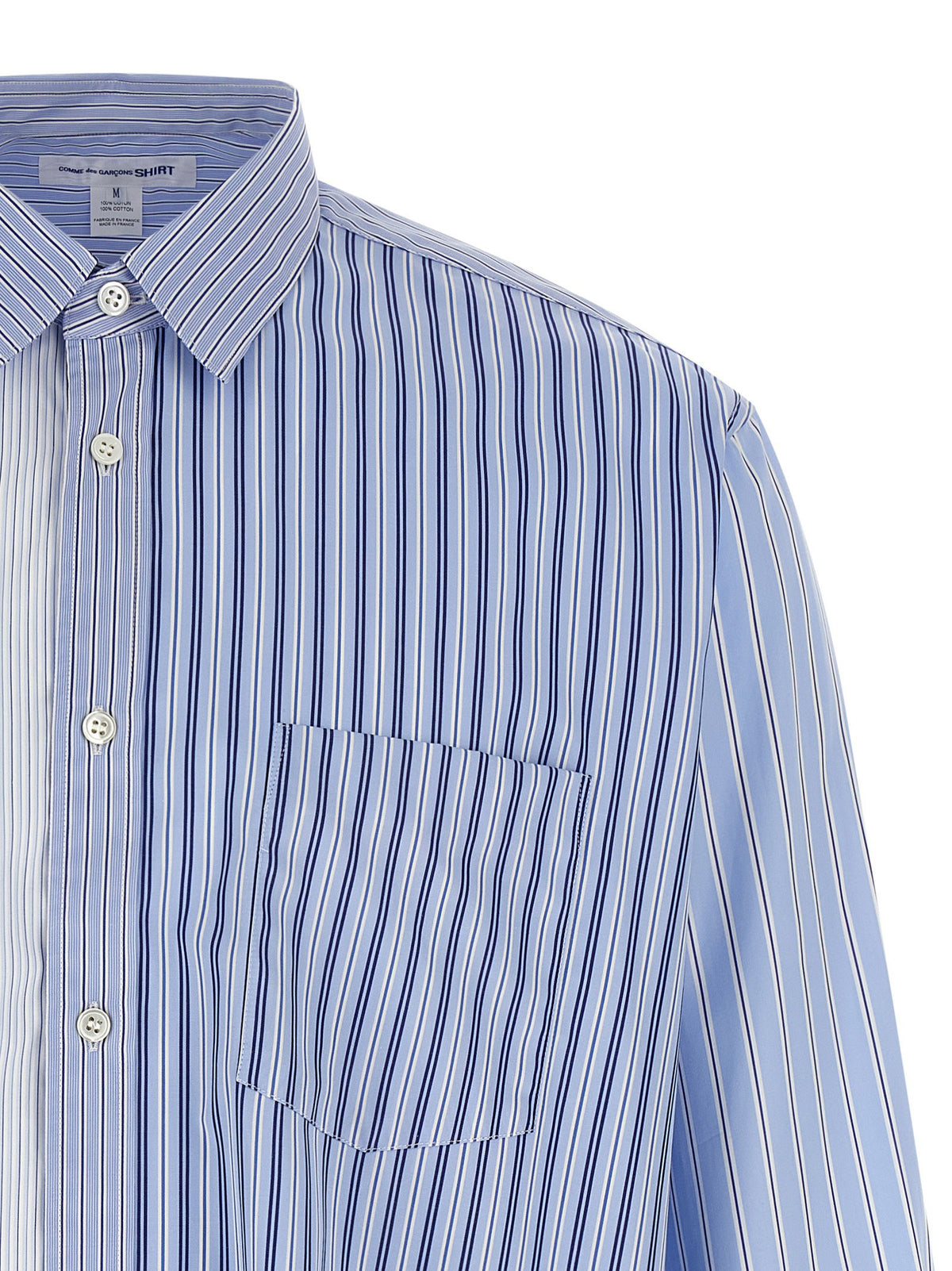 Comme Des Garcons Shirt Patchwork Shirt