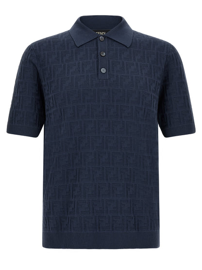 Fendi Ff Cotton Polo Shirt