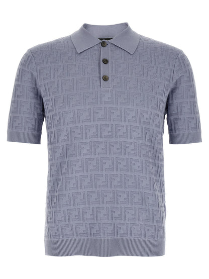 Fendi Ff Cotton Polo Shirt