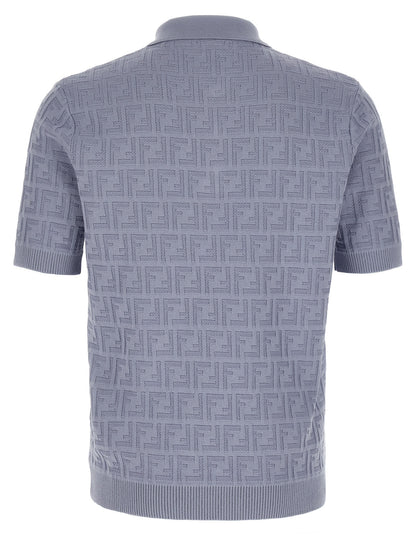 Fendi Ff Cotton Polo Shirt