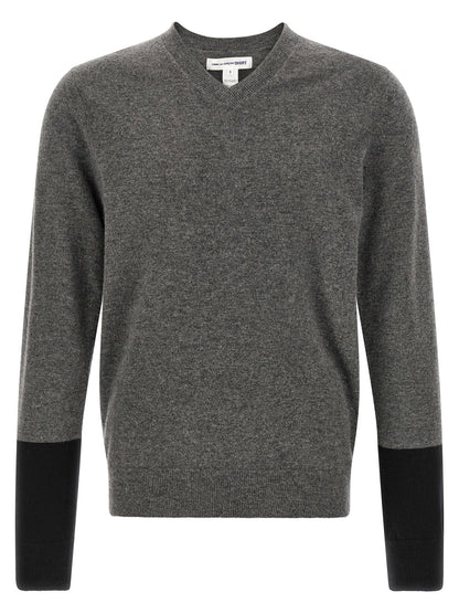 Comme Des Garcons Shirt Color-block Sweater