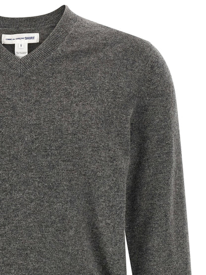 Comme Des Garcons Shirt Color-block Sweater