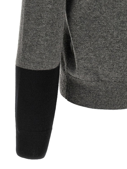 Comme Des Garcons Shirt Color-block Sweater