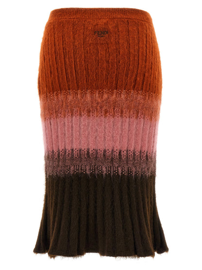 Fendi Wool Skirt