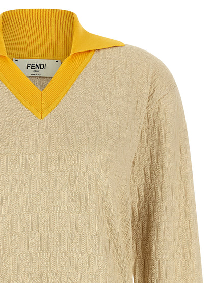 Fendi Ff Jacquard Sweater