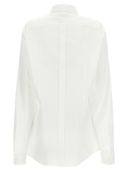 Dolce & Gabbana Gold Tuxedo Shirt