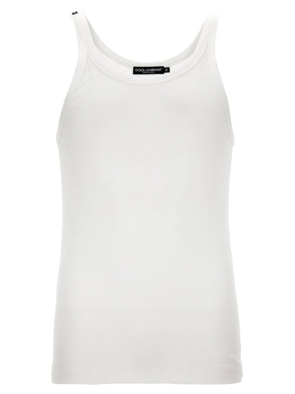 Dolce & Gabbana Ribbed Tank Top