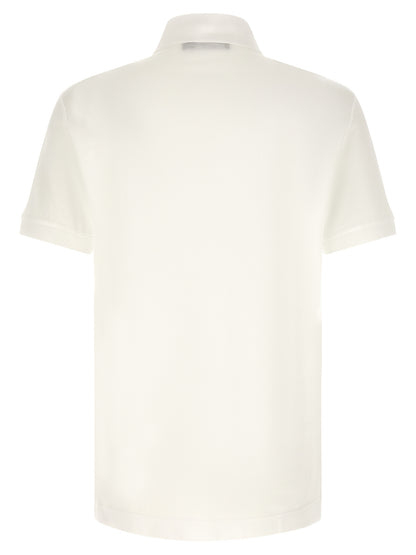 Dolce & Gabbana Logo Plate Polo Shirt