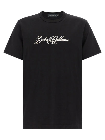 Dolce & Gabbana Logo Embroidery T-shirt