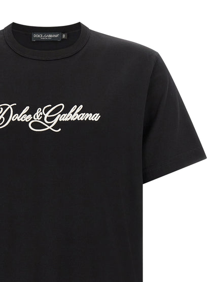 Dolce & Gabbana Logo Embroidery T-shirt