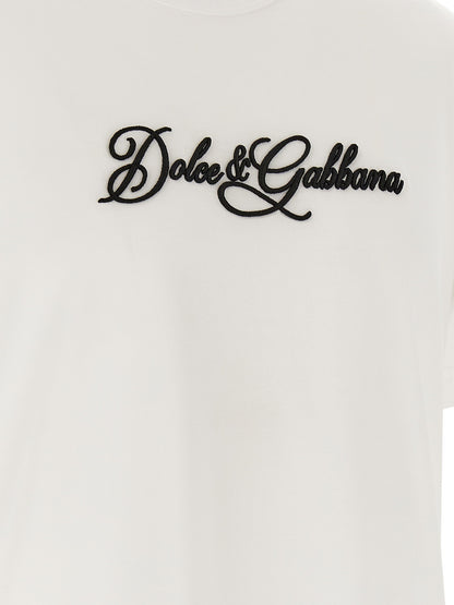 Dolce & Gabbana Logo Embroidery T-shirt