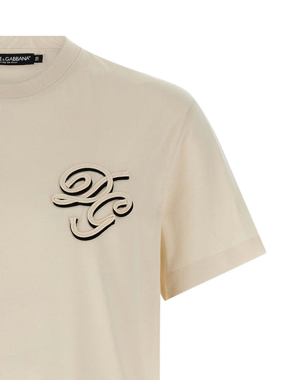 Dolce & Gabbana Double Embroidery T-shirt