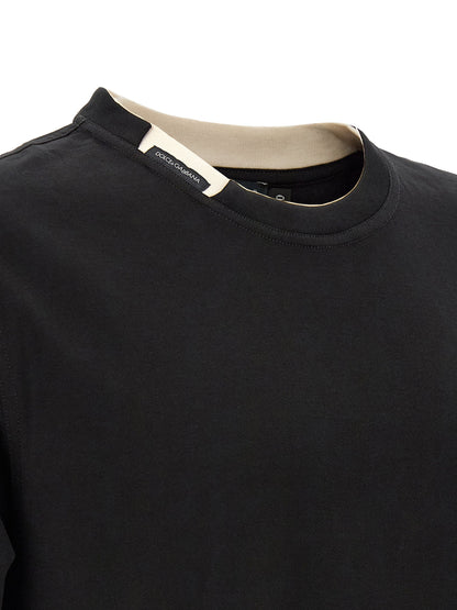 Dolce & Gabbana Double-layer Collar T-shirt