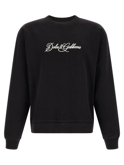 Dolce & Gabbana Logo Embroidery Sweatshirt