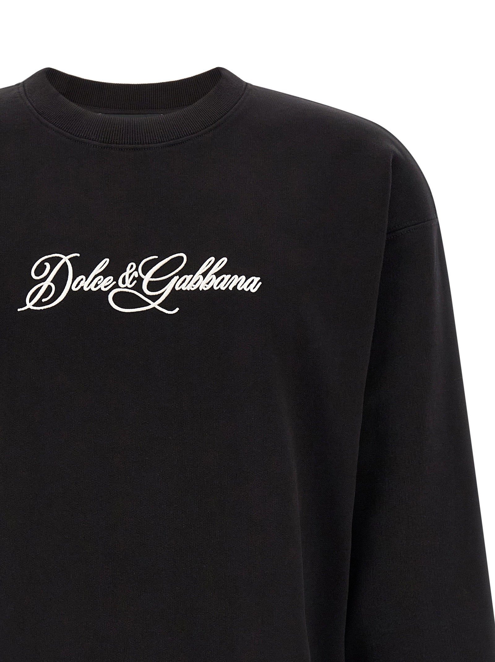 Dolce & Gabbana Logo Embroidery Sweatshirt