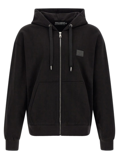 Dolce & Gabbana Logo Plaque Hoodie