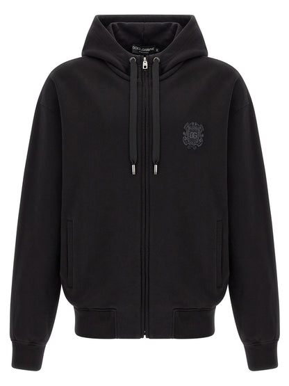 Dolce & Gabbana Coat Of Arms Logo Hoodie