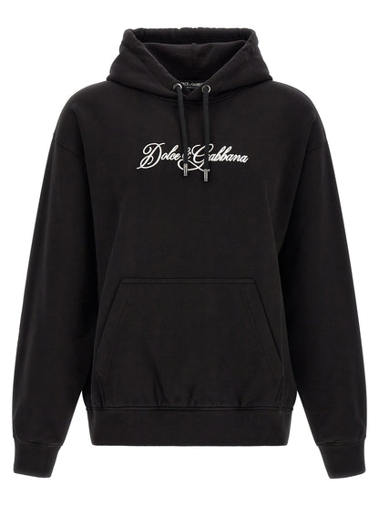 Dolce & Gabbana Logo Embroidery Hoodie