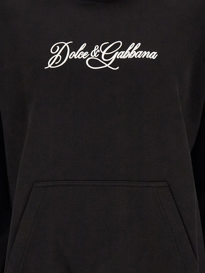 Dolce & Gabbana Logo Embroidery Hoodie