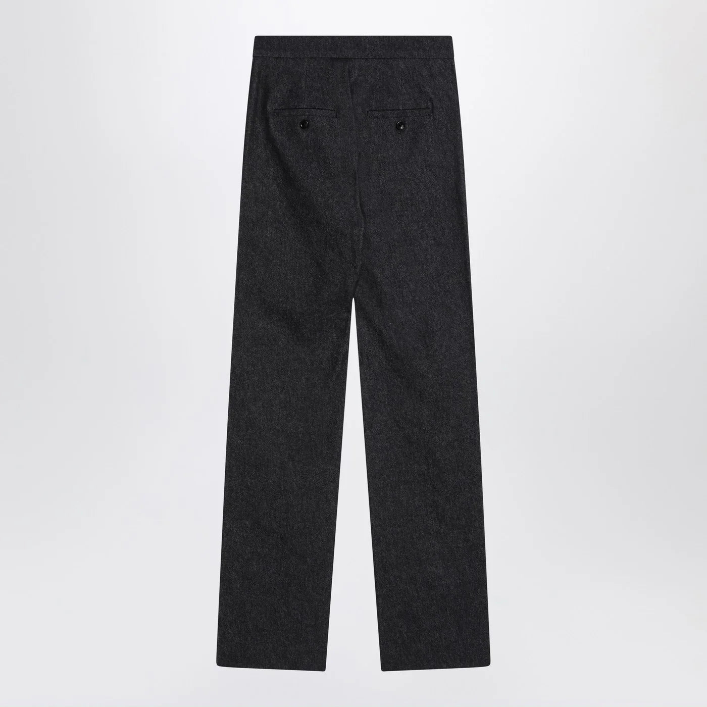 Max Mara Midnight blue trousers in cotton denim effect