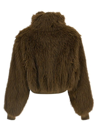 Fabiana Filippi Bi-material Short Jacket