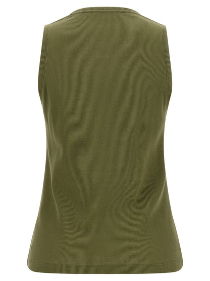 Balmain Logo Embroidery Tank Top
