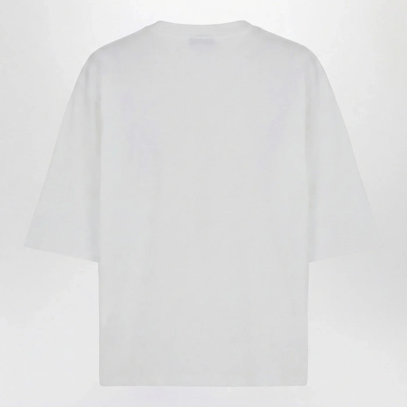 Balmain Oversized white T-shirt with logo print