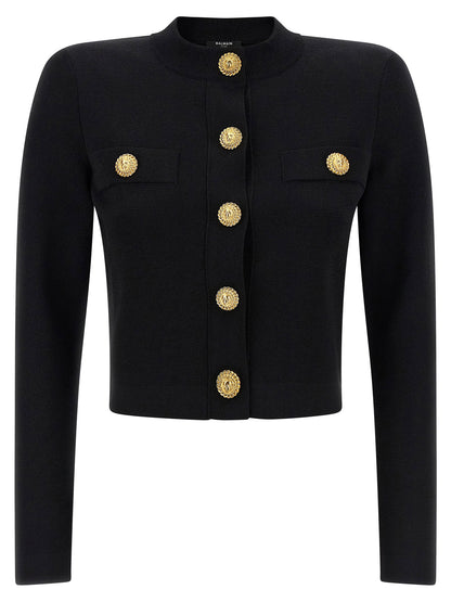 Balmain Cropped Cardigan