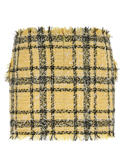 Balmain Lurex Tweed Skirt