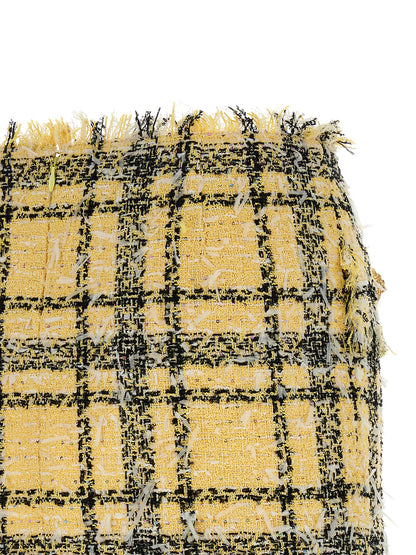 Balmain Lurex Tweed Skirt
