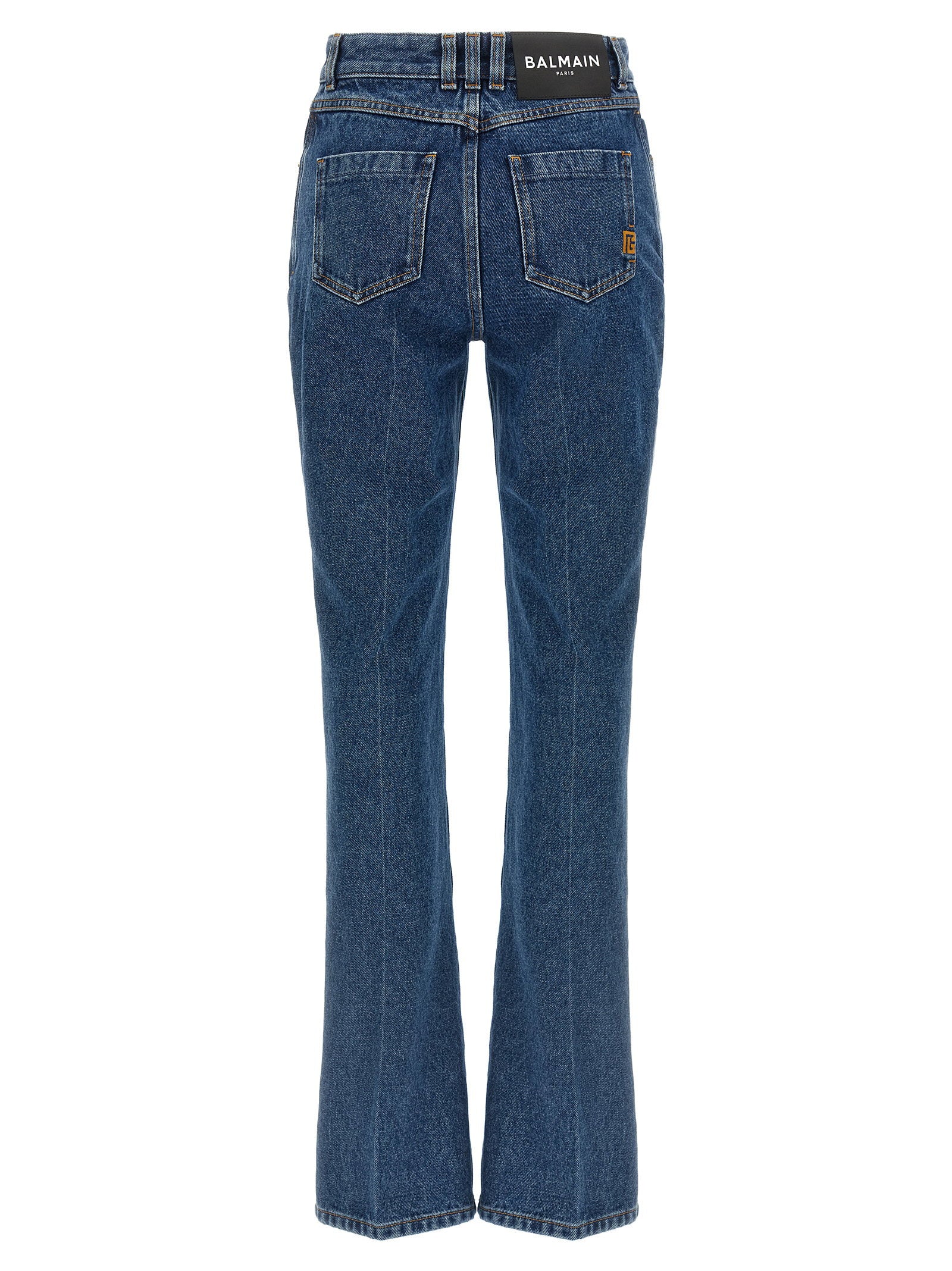 Balmain Embroidery Jeans