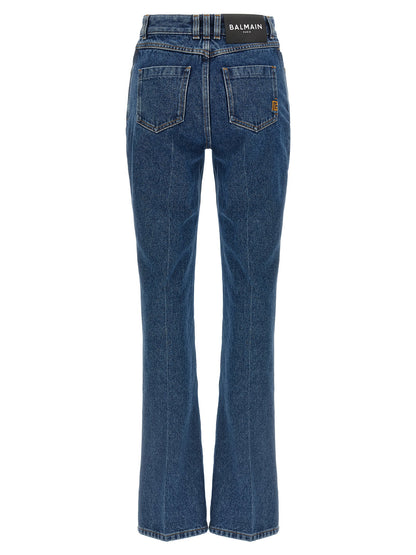 Balmain Embroidery Jeans