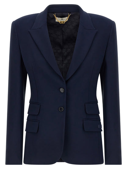 Elisabetta Franchi Light Crêpe Blazer