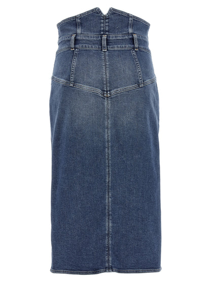 Elisabetta Franchi Denim Skirt
