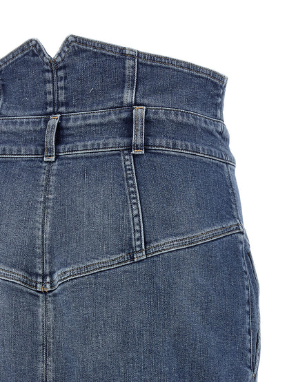 Elisabetta Franchi Denim Skirt
