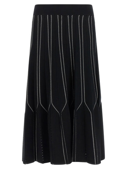 Elisabetta Franchi Origami Knit Skirt