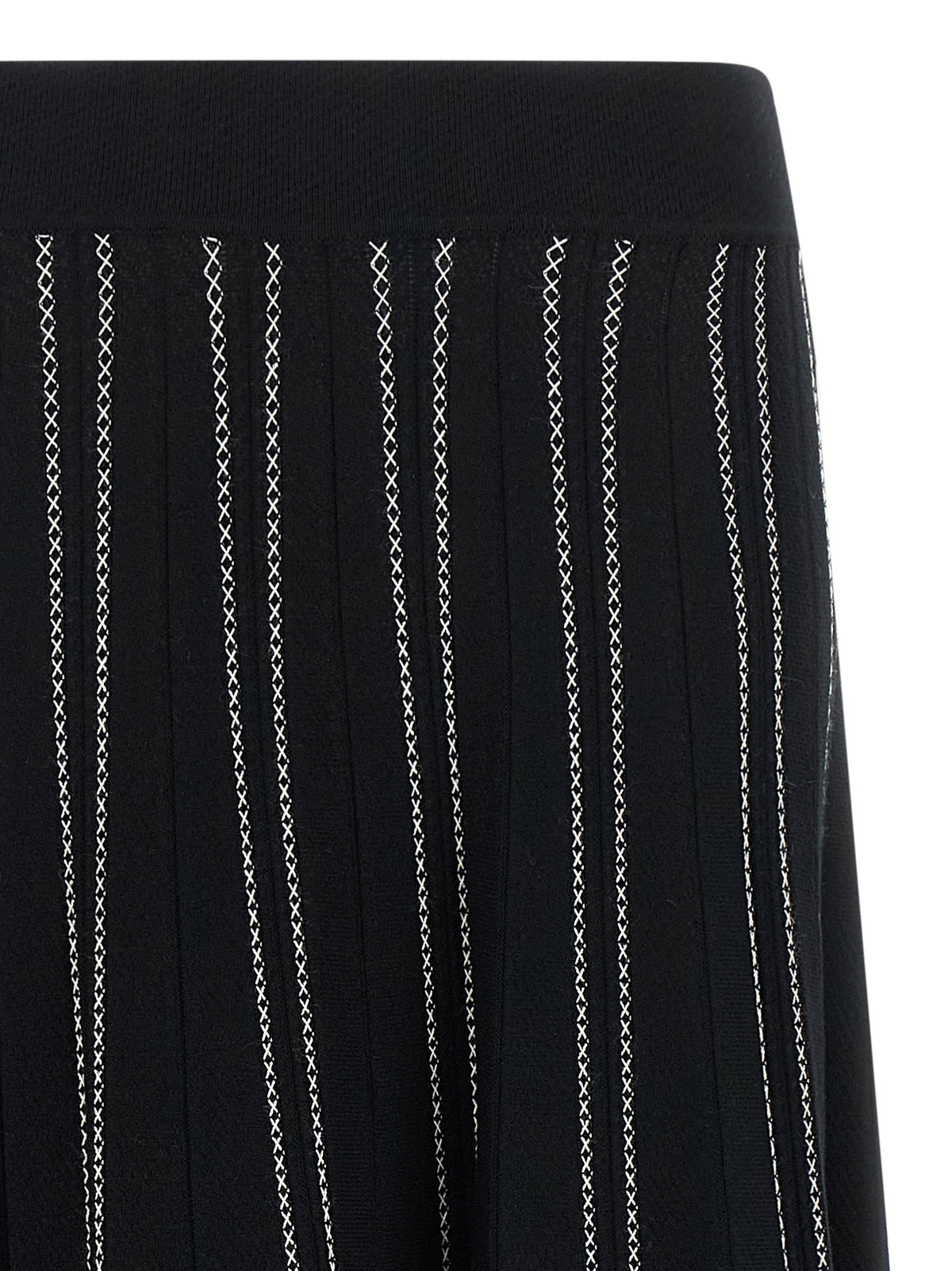 Elisabetta Franchi Origami Knit Skirt