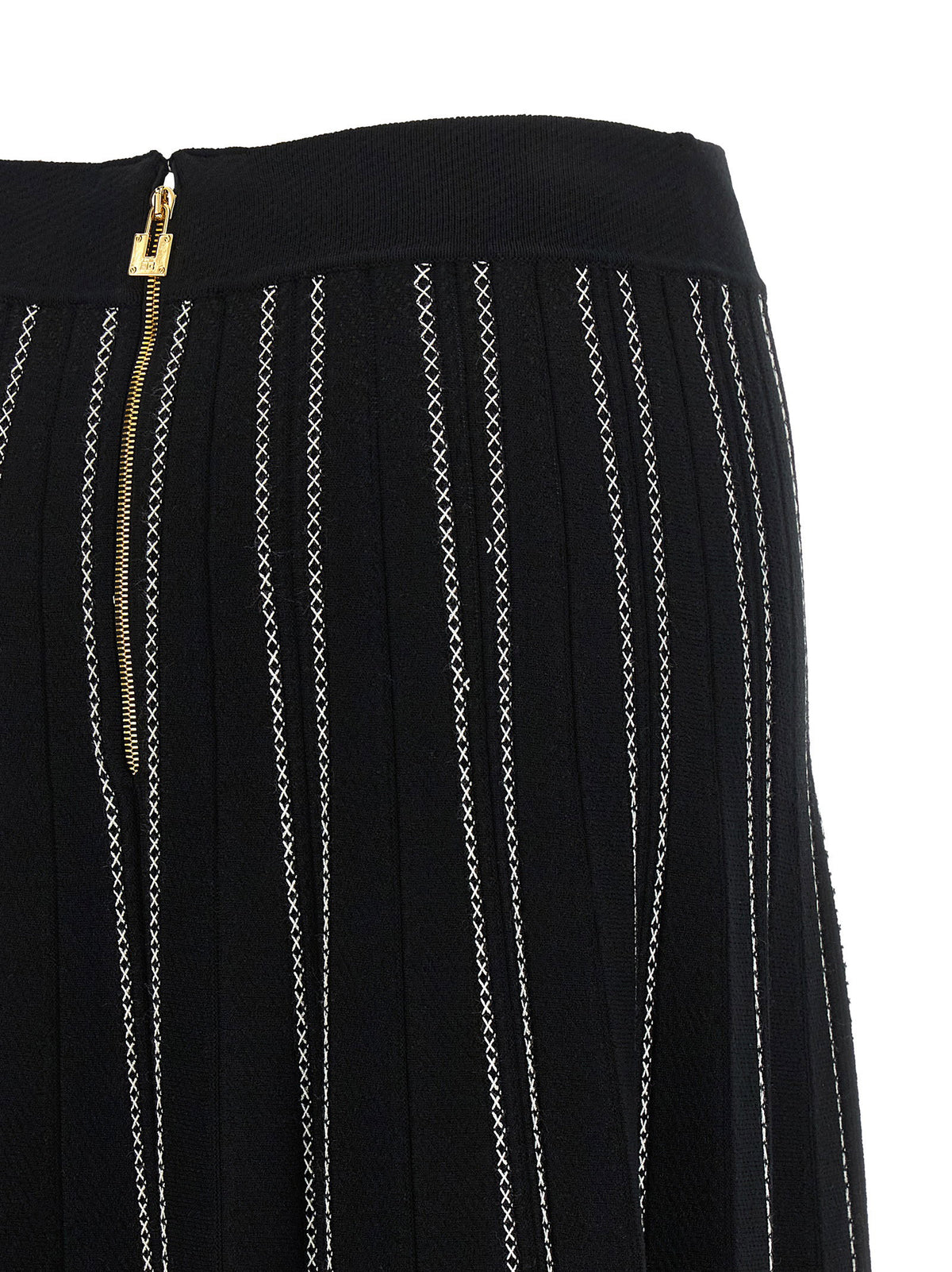 Elisabetta Franchi Origami Knit Skirt
