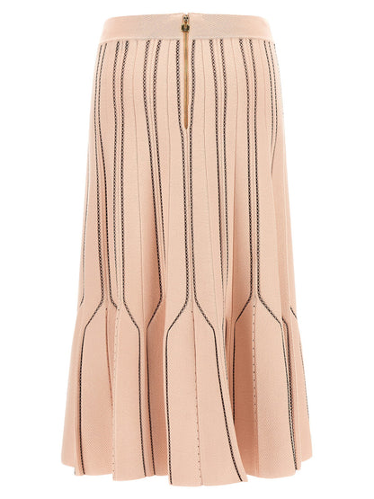 Elisabetta Franchi Origami Knit Skirt