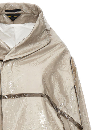 Comme Des Garcons Oversize Texture Trench Coat