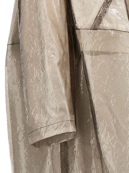 Comme Des Garcons Oversize Texture Trench Coat