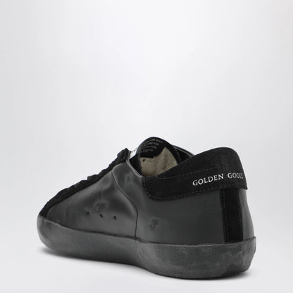 Golden Goose Black Super-Star sneakers in leather and suede