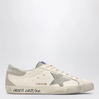 Golden Goose White/Grey Super-Star Sneakers