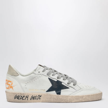Golden Goose Ball Star Sneakers in white/blue/ice