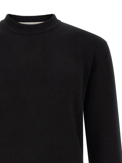 Golden Goose Ribbed Sweater With Logo