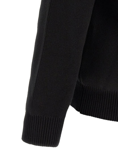 Golden Goose Ribbed Sweater With Logo
