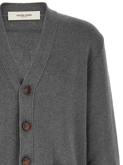 Golden Goose Logo Cardigan