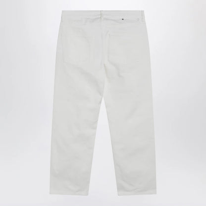 Golden Goose White cotton trousers