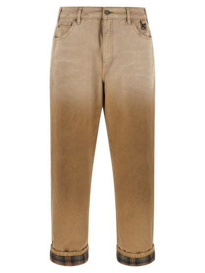 Golden Goose Journey Russell Trousers With Check Lapels
